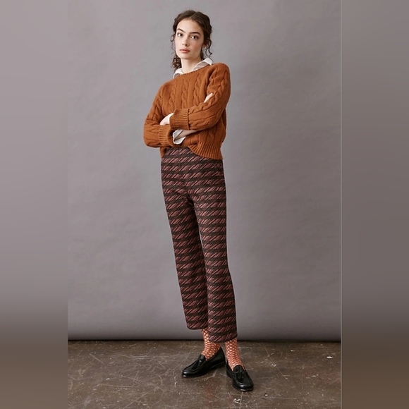 Anthropologie Pants - Anthropologie DOLAN Left Coast Beth High Rise Cropped Flare Pants Size M